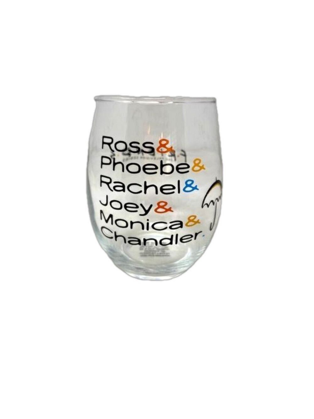 Friends- The television series wine glass